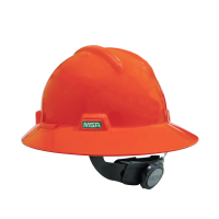 ราคา นำเข้า หมวกนิรภัย ปีกรอบ ยี่ห้อ MSA เกรด USA รุ่น V GARD Full Brim มาตรฐาน ANZI EN หมวกเซฟตี้ Safety helmet หมวกการไฟฟ้า class E (9450596694)