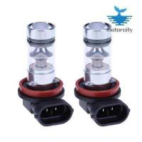 ราคา ไฟตัดหมอก100W จำนวน2ชิ้น หลอดไฟ LED ตัดหมอก H8 H11 20SMD 100W (11669151727)