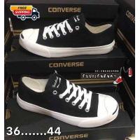 ราคา รองเท้าผ้าใบConvers Jack purcell เผื่อไซส์ รองเท้าสีขาว รองเท้าคอนเวิร์ส รองเท้ากีฬา ส่งตรงจากโรงงาน (16014523452)