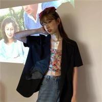 ราคา 827 เสื้อสูทแฟชั่น เสื้อคลุม blazer เสื้อสูทสไตล์เกาหลี ใส่สบาย มีสินค้าพร้อมส่ง (13638325604)