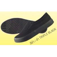 ราคา Gold city NS011 รองเท้าผ้าใบสวมโกลด์ซิตี้ สีดำ ขาว เขียวขี้ม้า เทา กรม ดำดำ ดำล้วน ทรงสลิปออน slip on Goldcity โกลซิตี้ (7505277365)