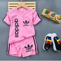 ราคา D0007 เสื้อผ้าเด็ก ชุดเด็ก ชุดกีฬาเด็ก ผ้าคอตตอน เสื้อยืดแขนสั้น กางเกงขาสั้น ติดแถบเท่ห์ๆ สกรีนลาย AD มีให้เลือกหลายสี 1 ชุด (10515799866)
