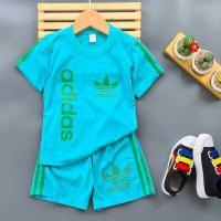 ราคา D0007 เสื้อผ้าเด็ก ชุดเด็ก ชุดกีฬาเด็ก ผ้าคอตตอน เสื้อยืดแขนสั้น กางเกงขาสั้น ติดแถบเท่ห์ๆ สกรีนลาย AD มีให้เลือกหลายสี 1 ชุด (10515799846)