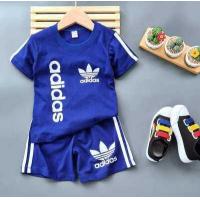 ราคา D0007 เสื้อผ้าเด็ก ชุดเด็ก ชุดกีฬาเด็ก ผ้าคอตตอน เสื้อยืดแขนสั้น กางเกงขาสั้น ติดแถบเท่ห์ๆ สกรีนลาย AD มีให้เลือกหลายสี 1 ชุด (10515799838)