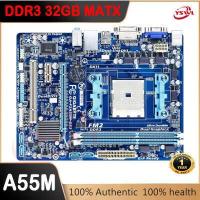 ราคา เมนบอร์ด Gigabyte GA F2A55M DS2 GA F2A55M HD2 Original DDR3เดสก์ท็อปเมนบอร์ดบอร์ด A55 A58 A68 A75 A88ซ็อกเก็ต FM2 A55 32GB (16022627110)