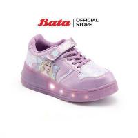 ราคา Bata บาจา รองเท้าผ้าใบแบบสวม Bubble Gummers Frozen สำหรับเด็กผู้หญิง สีม่วงอ่อน รหัส 3419957 (17427204368)