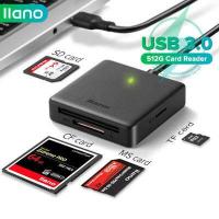 ราคา จัดส่งในพื้นที่ llano All in one Reader USB 3 0 ตัวอ่านการ์ด การ์ด Support SD TF MS CF MMC MSD Micro SD 4 in 1 Card High speed Multi function Card Reader Memory Cards Drive free (10930198603)