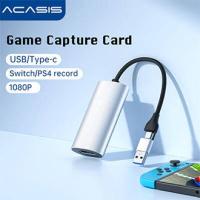 ราคา ACASIS Mini HDMI Video Capture Card USB 2 0 HDMI Video Record Box for PS4 Game DVD Camcorder HD Camera Recording Live Streaming (17550833001)