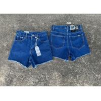 ราคา paipai shop ยีนส์ขาสั้น ปลายตัดผ้าไม่ยืด ไซส์ S M L XL มีเก็บปลายทางจ้า (16582670757)