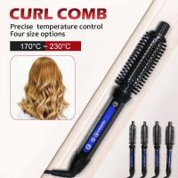 ราคา 2 In 1 Proเซรามิกดัดผมไฟฟ้าหวีแปรงผมผมCurlersลูกกลิ้งเครื่องมือจัดแต่งทรงผมผมดัดผมเหล็กมัลติฟังก์ชั่ (521246355)
