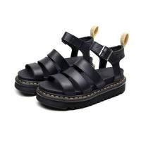 ราคา ﺴ Dr Martens Roman sandals Korean Fashion Men Women sandals Martin shoes Increasing Kasut Waterproof Leather casual shoes Original sandal (16557130316)