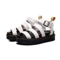 ราคา ﺴ Dr Martens Roman sandals Korean Fashion Men Women sandals Martin shoes Increasing Kasut Waterproof Leather casual shoes Original sandal (16557130308)