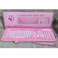ราคา คีย์บอร์ด wired แบบมีสายคิตตี้ แป้นพิมพ์คีย์บอร์ด ขนาด 45 5 15 cm ลาย Hello kitty คิตตี้ (5099562401)