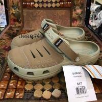 ราคา รองเท้าแบบสวม Crocs รองเท้าหัวโต สีดำ ครีม น้ำตาล งานสวยมาก ใส่ดี ใส่ทน สำหรับผู้ชาย ไซศ์ 40 45 พร้อมส่งทุกเบอร์ (9500862958)