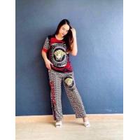 ราคา ลดกระหน่ำ ชุดเซ็ท 2 ชิ้น ชุดเซ็ทสาวอวบ เสื้อผ้าคนอ้วน สำหรับคนอ้วนครบไซร์ M L XL 2XL 3XL (16623521420)