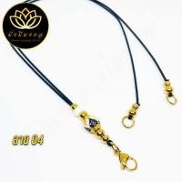 ราคา PTK สร้อยพระมั่งมีมงคล สร้อยพระเชือกร่ม ห้อยตะกรุดหลัง ไม่รวมปลอกตะกรุด (12474129874)