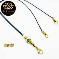 ราคา PTK สร้อยพระมั่งมีมงคล สร้อยพระเชือกร่ม ห้อยตะกรุดหลัง ไม่รวมปลอกตะกรุด (12474129865)