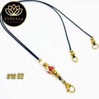 ราคา PTK สร้อยพระมั่งมีมงคล สร้อยพระเชือกร่ม ห้อยตะกรุดหลัง ไม่รวมปลอกตะกรุด (12474129868)