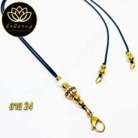 ราคา PTK สร้อยพระมั่งมีมงคล สร้อยพระเชือกร่ม ห้อยตะกรุดหลัง ไม่รวมปลอกตะกรุด (13049628653)