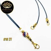 ราคา PTK สร้อยพระมั่งมีมงคล สร้อยพระเชือกร่ม ห้อยตะกรุดหลัง ไม่รวมปลอกตะกรุด (13049628645)