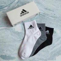 ราคา ถุงเท้ากีฬา Adidas ถุงเท้าข้อกลาง กันลื่น ราคาถูก สำหรับเด็ก ผู้ใหญ่ ชาย หญิง ร้านส่งขายเอง ถุงเท้าออกกำลังกาย ถุงเท้าวิ่ง ถุงเท้าฟุตบอล (3273960157)