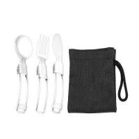 ราคา ช้อนส้อมมีด สแตนเลส304 ช้อนส้อมพับได้ ช้อนส้อมมีดปิกนิก ช้อนส้อมพกพา ช้อนส้อมแคมป์ปิ้ง (16324429244)