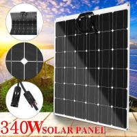 ราคา 340W 18V แผงโซลาร์เซลล์แสงอาทิตย์ขนาด ไลน์ แผงโซลาร์เซลล์ปูกระเบื้อง ที่ชาร์จคาราวานแคมป์ปิ้ง กันน้ำสำหรับรถยนต์กลางแจ้ง แผงโซล่าเซลล์ Mono (10521453443)
