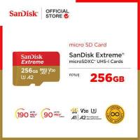 ราคา SanDisk Extreme microSDXC SQXAV 256GB V30 U3 C10 A2 UHS I 190MB s R 130MB s SDSQXAV 256G GN6MN เมมโมรี่การ์ด ไมโครเอสดี การ์ด (16065124231)