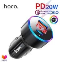 ราคา Hoco HK30 ที่ชาร์จในรถ 38W ฟาสชาร์จ Quick Charge 3 0 PD3 0 AFC FCP พร้อมหน้าจอแสดงผล LED Fast Charger Car Charger (15080914444)