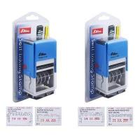 ราคา ตรายางหมึกในตัว วันที่ พร้อมข้อความสำเร็จรูป Shiny S 401 S 402 (16649047161)