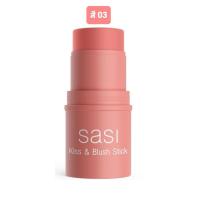 ราคา ซื้อทุกๆ3แท่ง แถมครีมนีเวีย30มล 1ซอง Sasi ศศิ คิส แอนด์ บลัช สติ๊ก บรัชออนครีมแบบแท่ง ทาตา ปาก แก้ม ใน1เดียว ขนาด 4กรัม บรัชออนแท่ง (15581537958)