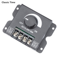 ราคา DC 12V 24V LED Dimmer Switch 30A 360W ตัวควบคุมแรงดันไฟฟ้าปรับได้สำหรับ LED Strip Light โคมไฟ LED Dimming Dimmers (15178721116)