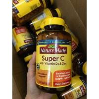 ราคา Nature made super c with vitamin d3 and zinc 200 Tablets (17255159016)