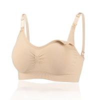 ราคา บราให้นม สำหรับคนท้องหรือคุณแม่ให้นมบุตร เสื้อในให้นม ชุดชั้นในให้นมลูก ไร้โครง ผ้านิ่มใส่สบาย เปิดให้นมลูกได้ง่าย Pregnant feeding Bra (16795907591)
