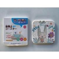 ราคา KANTA แผ่นหินรองแก้ว diatomite พร้อมกล่องสวยงาม ที่รองแก้วซับน้ำ ที่วางแก้ว แร่หินซับน้ำ 10 10cm (11139634168)