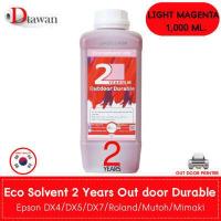 ราคา น้ำหมึก DTawan Eco Solvent Ink Korea Quality เกรด 2 ปี 1 000 ML ให้งานพิมพ์สีสด คมชัด สวยงาม กันแดด กันน้ำ กันแสง UV สำหรับเครื่องพิมพ์ DX4 DX5 DX7 Mutoh Mimaki Roland (1367776512)