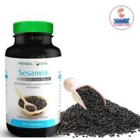 ราคา Herbal one Sesamin อ้วยอัน สารสกัดเซซามินจากงาดำ 60 แคปซูล (8623862087)