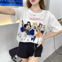 ราคา Cici M090 เสื้อยืดแขนสั้นลายเซเลอร์มูน เนื้อผ้านิ่มสบาย (9004110768)
