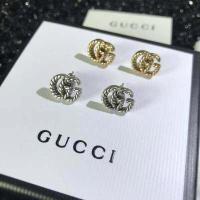 ราคา Fashion Gucci Earring Titanium Steel Letter Logo Double GG Ear Hoop Stud Earrings Women s Jewelry (15270279132)