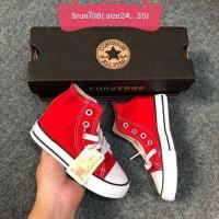 ราคา converse รองเท้าผ้าใบเด็กคอนเวิร์ส หุ้มข้อ converse KIDs รองเท้าผ้าใบแฟชั่น เหมาะกับเด็กผู้หญิงและเด็กผู้ชาย รองเท้านักเรียน สีสันสวยงาม รองเท้ากีฬา รองเท้าลำลอง ใส่เที่ยว (3664564729)