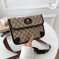 ราคา พร้อมส่ง กระเป๋าคาดอก คาดเอว GG กุชชี่ ทรงสี่เหลี่ยม สายสปอร์ต สวย ตรงปก ไม่มีกล่อง (14081463531)