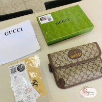 ราคา พร้อมส่ง กระเป๋าคาดอก คาดเอว GG กุชชี่ ทรงสี่เหลี่ยม สายสปอร์ต สวย ตรงปก ไม่มีกล่อง (16311034905)