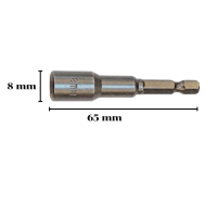 ราคา หัวบล็อคยิงน็อต 8 mm และ 10 mm บล็อกยิงหลังคา บล็อคขันน็อตหลังคา หัวบล็อกแม่เหล็ก หัวบล็อคขันหกเหลี่ยม บ๊อกเบอร์ 8 บล็อกเบอร์ 10 (12325407105)