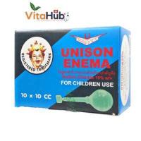 ราคา UNISON สวนทวาร ของเด็ก กล่องละ10ลูก บรรเทาอาการท้องผูก (10765086581)