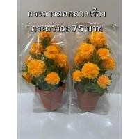 ราคา ต้นดาวเรืองปลอม ดอกดาวเรืองกระถาง ดาวเรืองบูชาพระ ดาวเรือง ดาวเรืองปลอม พร้อมส่ง (16222955880)