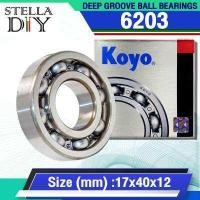 ราคา 6200 6201 6202 6203 6204 6205 6206 ตลับลูกปืน KOYO จำนวน 1 ชิ้น แบบไม่มีฝา (16695769300)