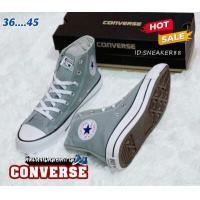 ราคา รองเท้าconverse all star หุ้มข้อ สีแดง รองเท้าผ้าใบผู้ชายและผู้หญิง รองเท้าทำงาน รองเท้าลำลอง จัดส่งทุกวัน (16601834716)