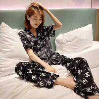 ราคา beautycloset02 พร้อมส่ง ชุดนอนผ้าซาตินแขนสั้นขายาว ชุดนอนลายการ์ตูน ชุดนอนผู้หญิง ชุดนอนซาตินแขนสั้นขายาว ชุดนอนลายน่ารักชุดนอนผ้าซาติน (16343340942)