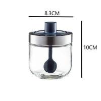 ราคา Dear Home โถแก้วปรุงรส ขวดปรุงรส ขวดใส่เกลือ ขวดปรุงรส ฝาพร้อมช้อน โถปรุงรส ขวดแก้วเครื่องเทศ เครื่องปั่นเกลือ (10270644940)