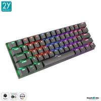ราคา คีย์บอร์ดเกมมิ่ง Tsunami Outemu MK 61 61Keys 60 Compact Mechanical Keyboard รับประกันสินค้า 2 ปี (12055333468)
